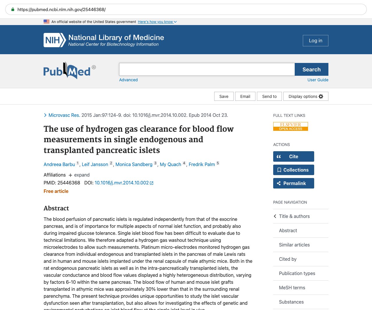 Screenshot — PubMed 25446368